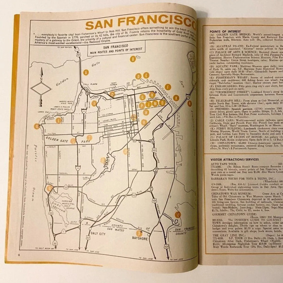 Vintage 1971  Redwood Empire Visitors Guide Travel Brochure Magazine Booklet - Picture 6 of 12